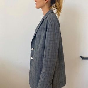 Oversized Tibi Blazer Grey size 6